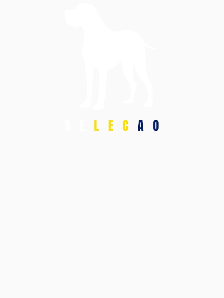 Fila Brasileiro Brazil Soccer Tournament Silhouette (For Dark Apparel) by TailPrints