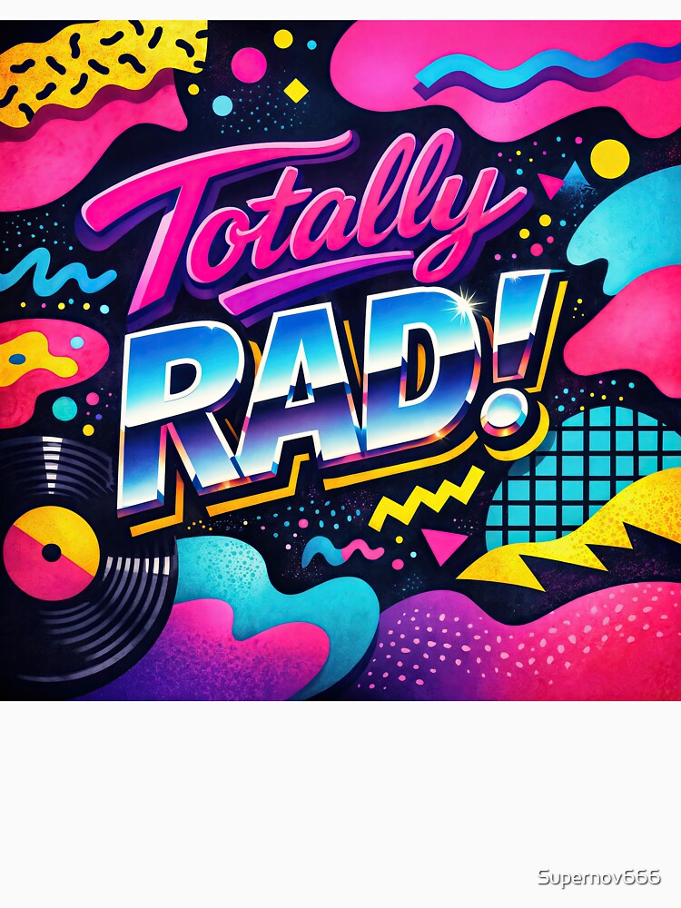 Totally RAD Retro 80s Vibes by ForeverPrintsOK