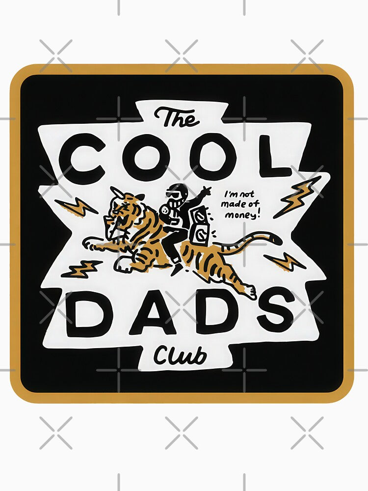 Cool Dad Club // Vinyl Sticker // 4in - Indoor & Outdoor by LiuTiuuu