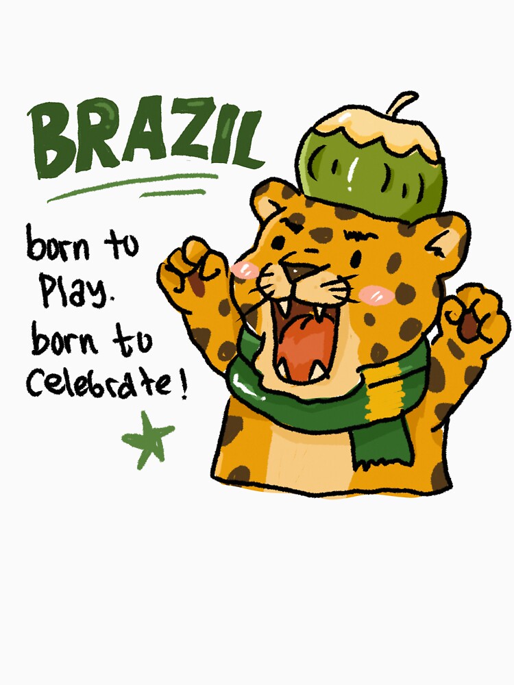 Awkward Animal Hat Club – Brazil Coconut Spirit | Cute Leopard World Cup 2026 Sticker by chupichapa