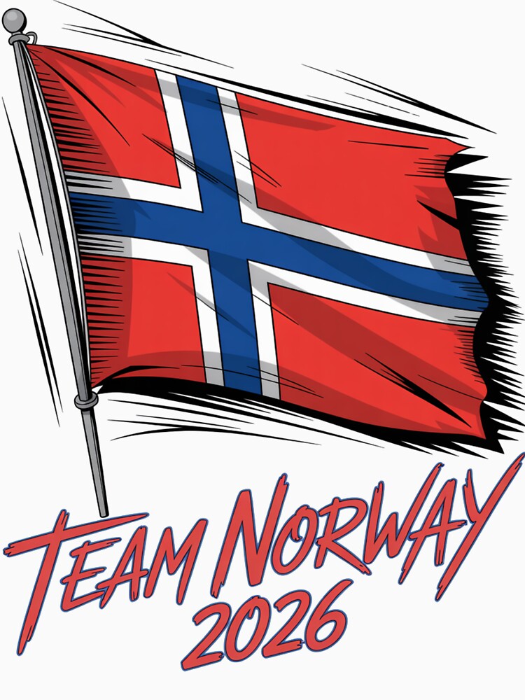 Team Norway 2026  Soccer Fan T-Shirt V10 by DBWStudios
