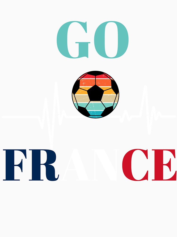 Go France Football T-Shirt by netdota