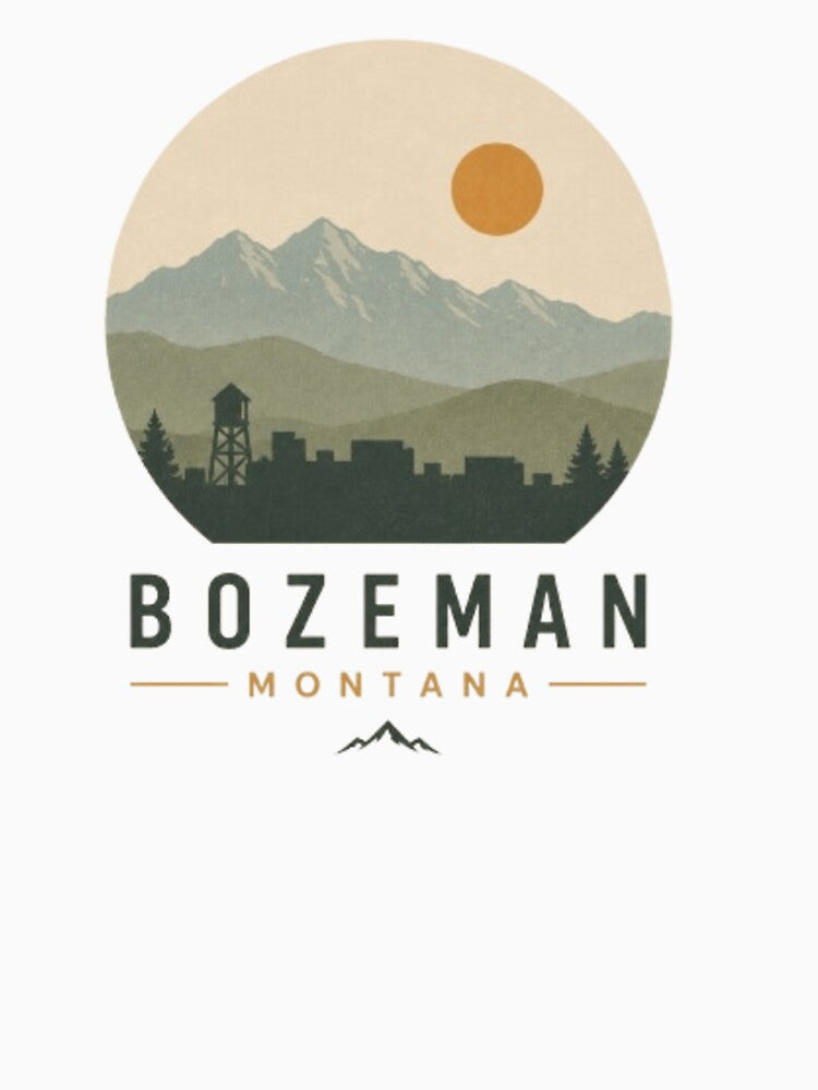 Bozeman, Montana Apparel - Tshirt, Sweatshirts, Long Sleeve, Hats, Stickers by projectbadass