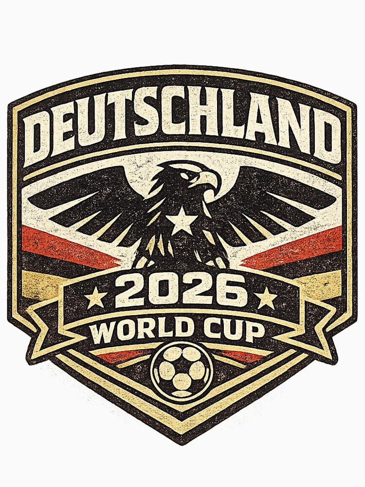 Deutschland 2026 World Cup Vintage Eagle T-Shirt by ArthUpscale