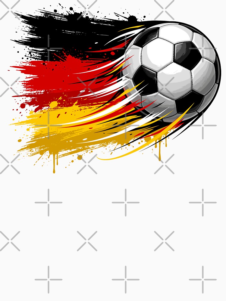 German Flag Football Ball Cool by EverkindInk