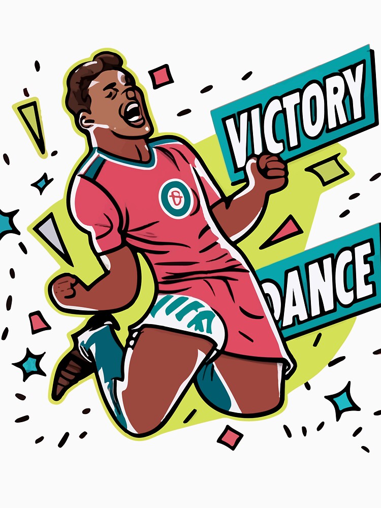 Soccer Victory Dance - Pop Art Celebration by NiftyWrx