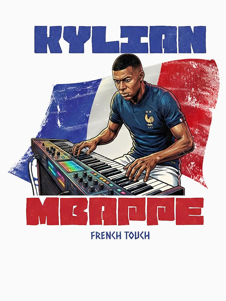 Kylian Mbappé French Touch - France Football Fan by EmmitHegman