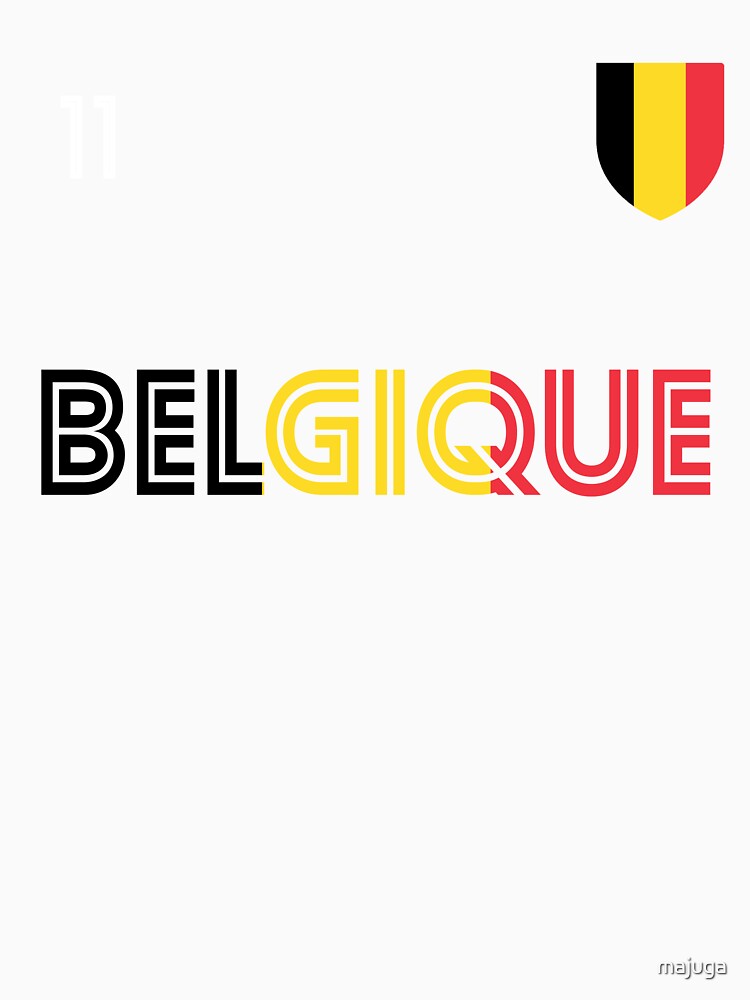 Belgium Soccer Team Belgian Flag football fan by majuga