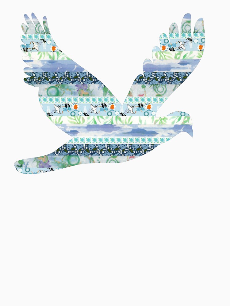 Peaceful Dove in blues by TabbysShop