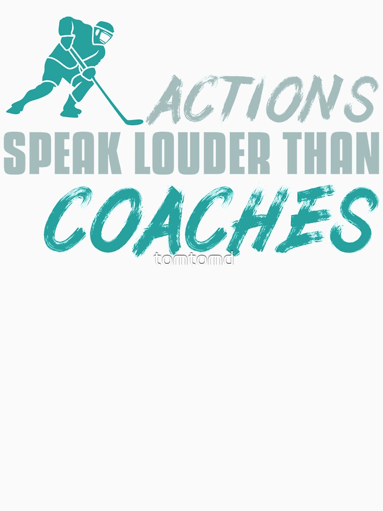 Funny Ice Hockey Player Actions Speak Louder Then Coaches by tomtomd
