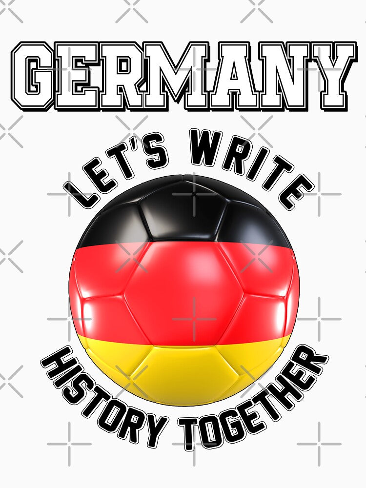 Germany fan slogan for football, german supporters by superpixus