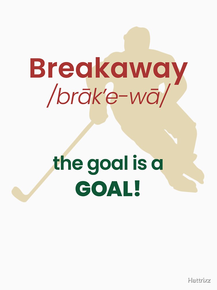 Breakaway - the goal is a GOAL!  Red/Green by Hattrixz