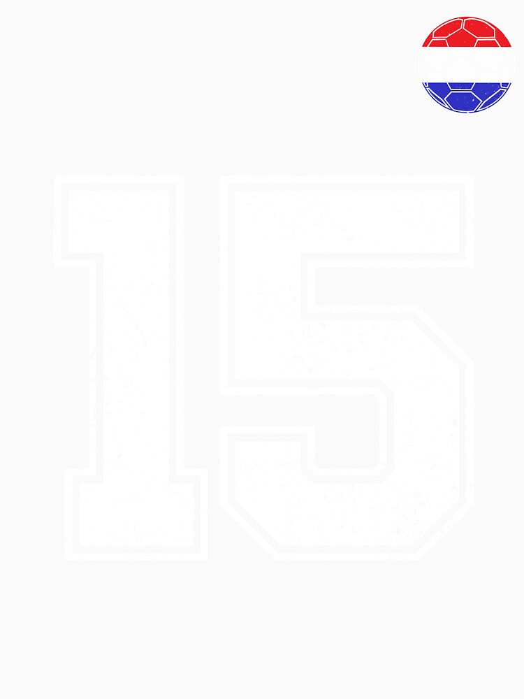 Netherlands Soccer Number 15 Vintage Sports Fan by LiviuGligoros
