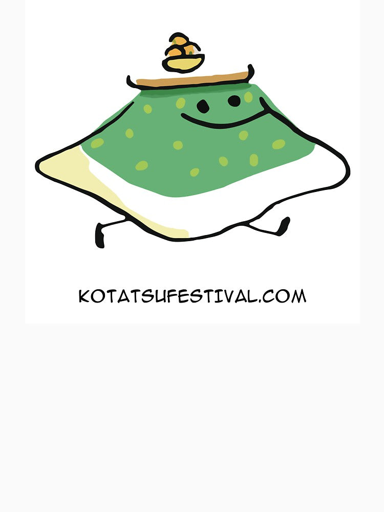 Kotatsu Festival Character - Green Table with Dot Pattern by KotatsuFestival