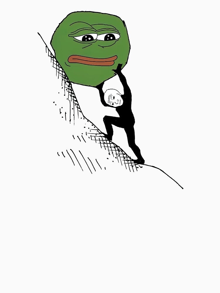 Wojak Pepe Sisyphus Meme by ASamArt