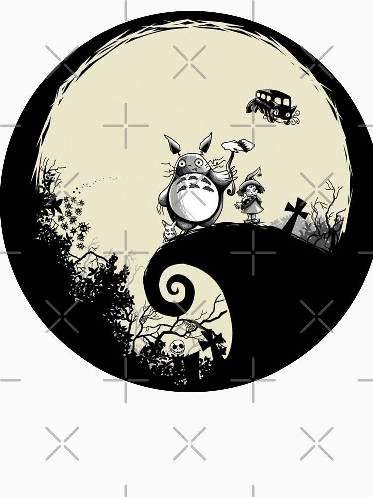 Cute kawaii art monster with umbrela go -%[ghiblis]%- flying away dragon by Wenddys