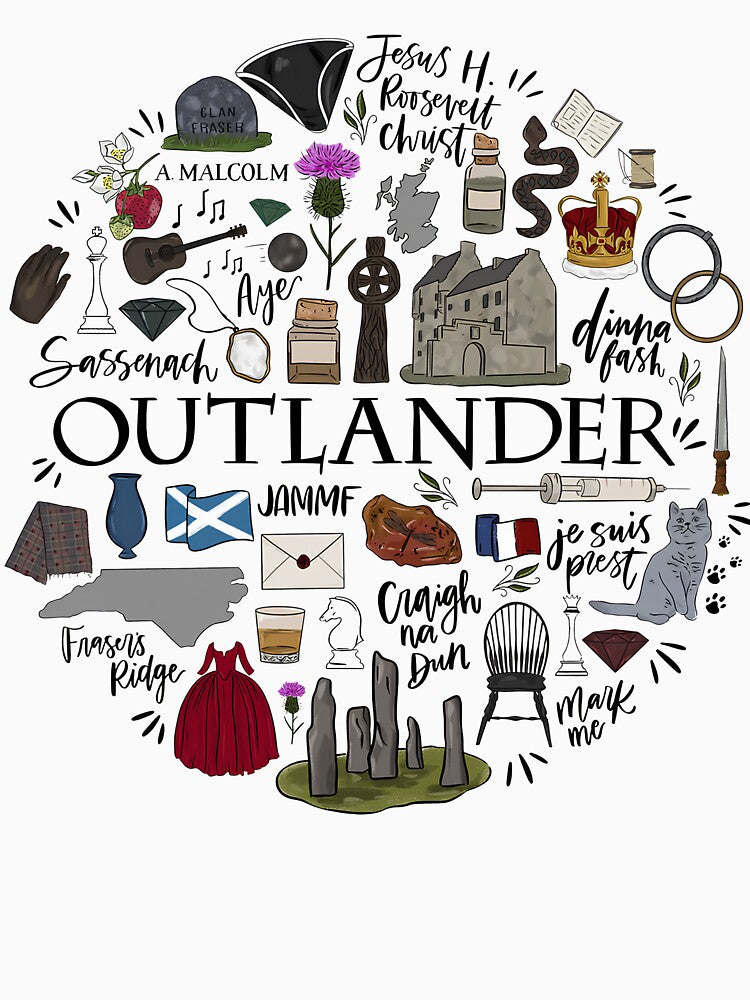 outlander shirt jamie and claire fraser Ireland popular by GCarlina