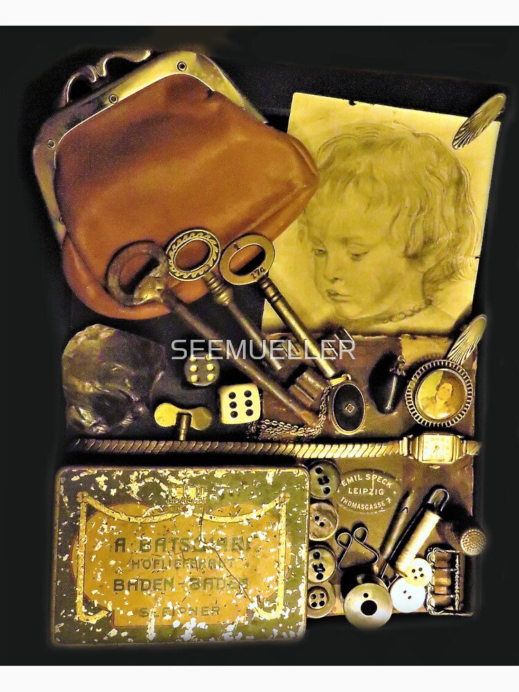 Memories, portrait, wallet, keys, dice by SEEMUELLER