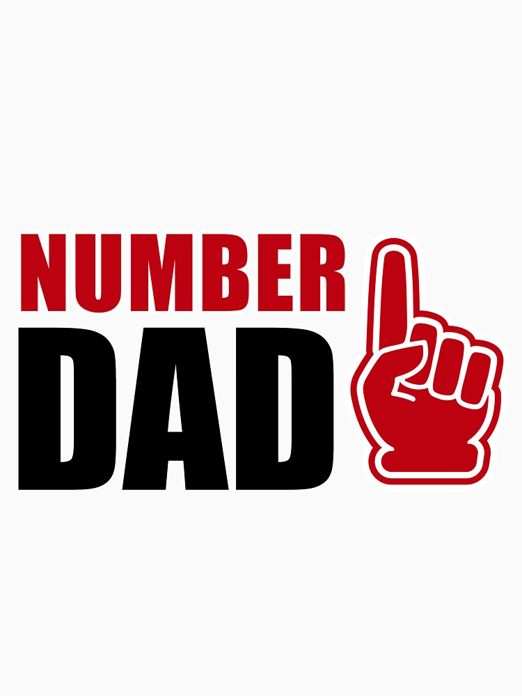 Number One Dad T-Shirt | #1 Father Tee by AllStarMerch