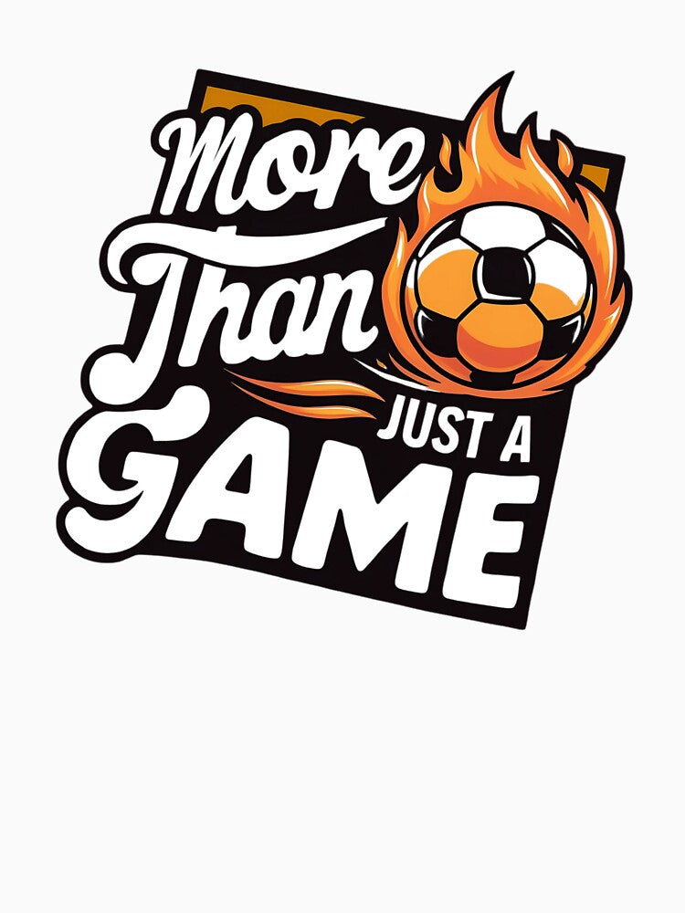 More Than Just a Game – Fiery Soccer Passion by Ink on Thread