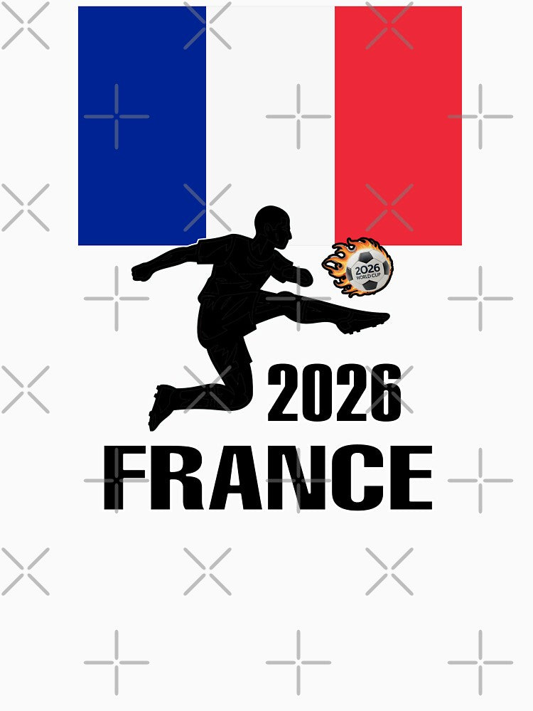France Soccer T-shirt 2026 by benchpod47