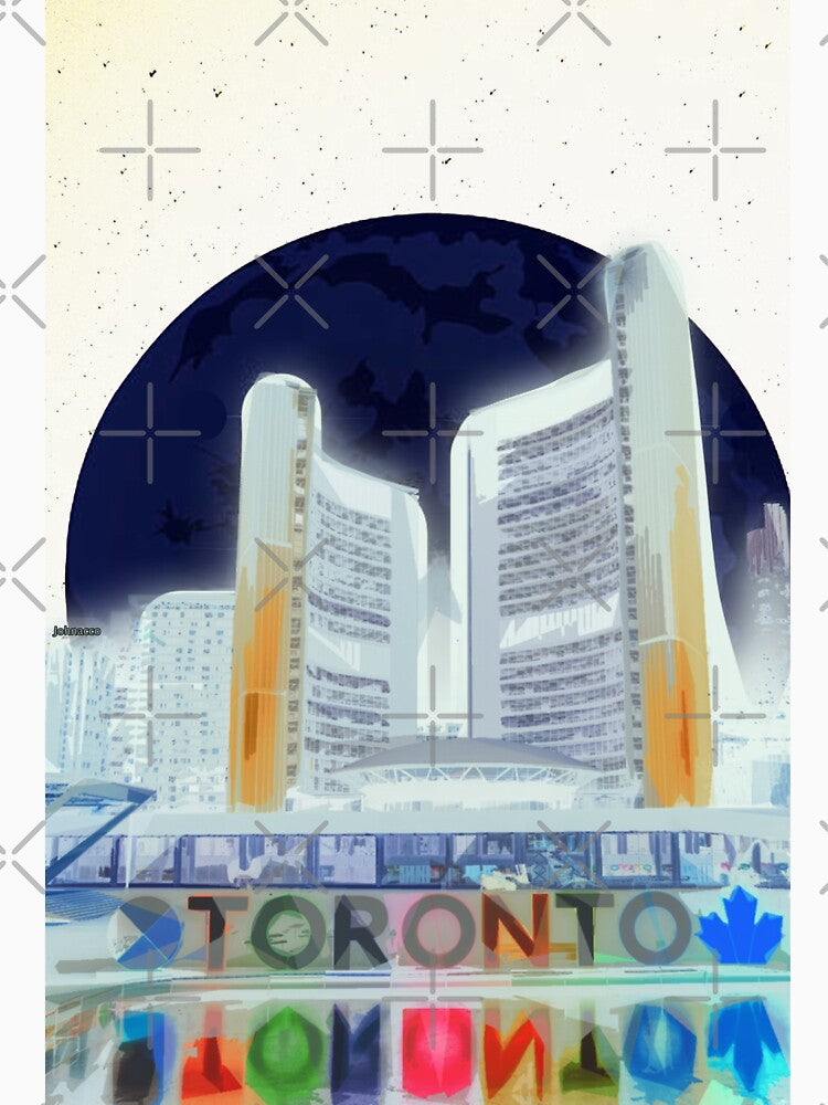 Invert Image Art Of Toronto Nathan Phillips Square by JOHNACCO
