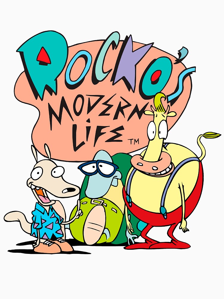 Rocko_s Modern Life Original Logo Trio by eilanend-ry