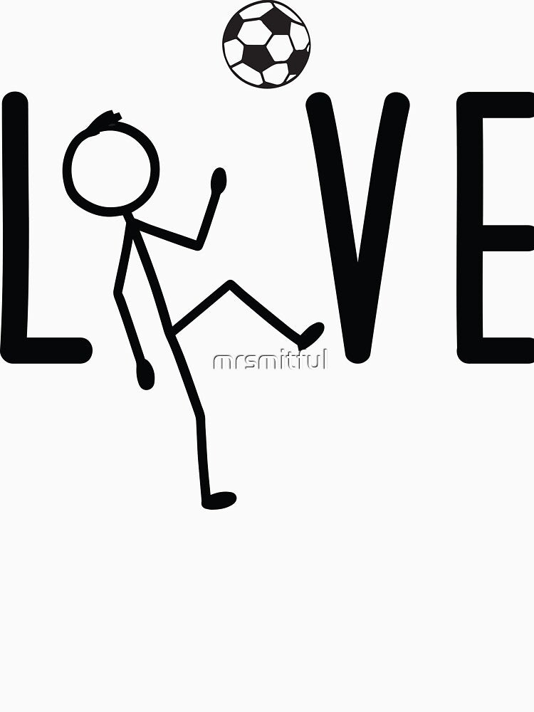 Cute Soccer Player Love Soccer Birthday Gift For Soccer Fans by mrsmitful