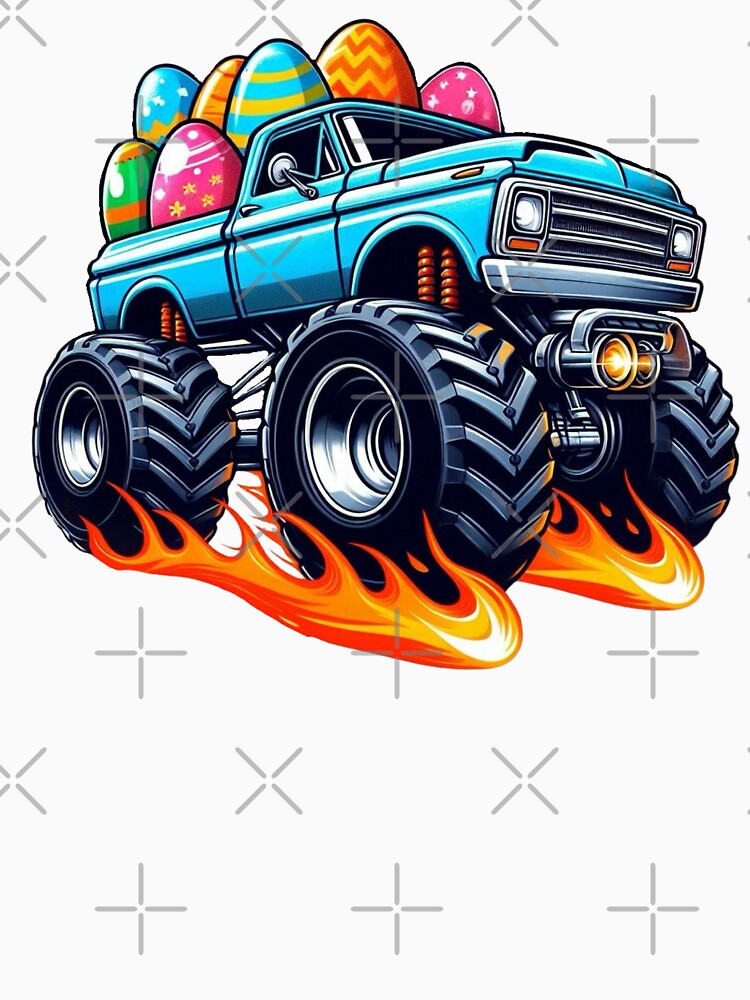 Easter Monster Truck by Myra365Art