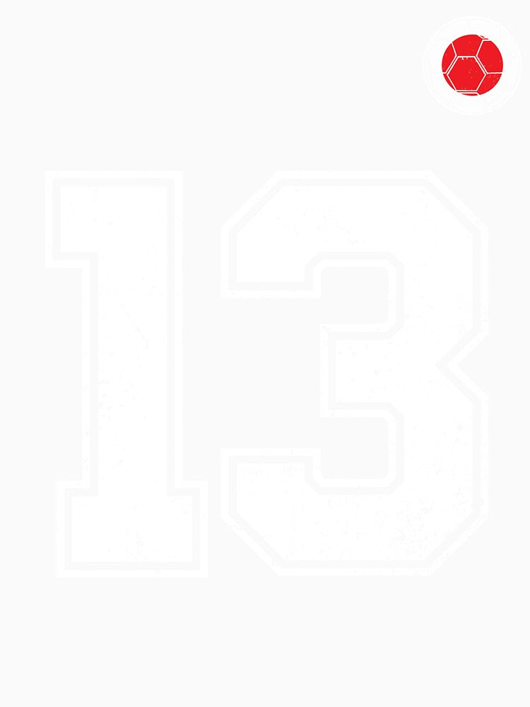 Japan Soccer Number 13 Vintage Sports Fan by LiviuGligoros