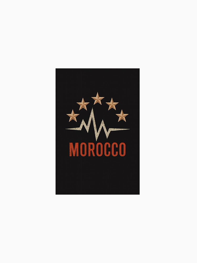 Morocco Pride ECG Stars Design by dirarr