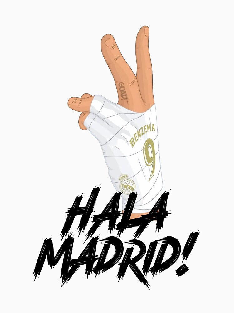 Hala Madrid No 9, Los BLancos by NdwikTopDesign