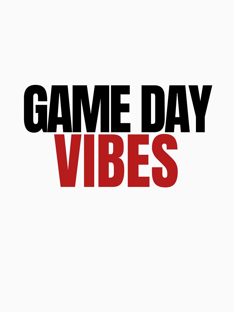 Game Day Vibes Shirt — Funny Gift for Sports Moms and Dads by PlayTrackCo