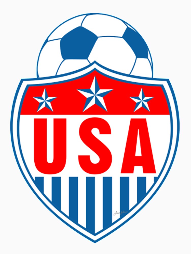 Usa Soccer Shield by IsabellasVintag