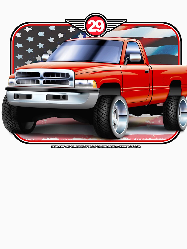Dodge Ram Style Diesel Truck 4x4 by Pro29Graphics