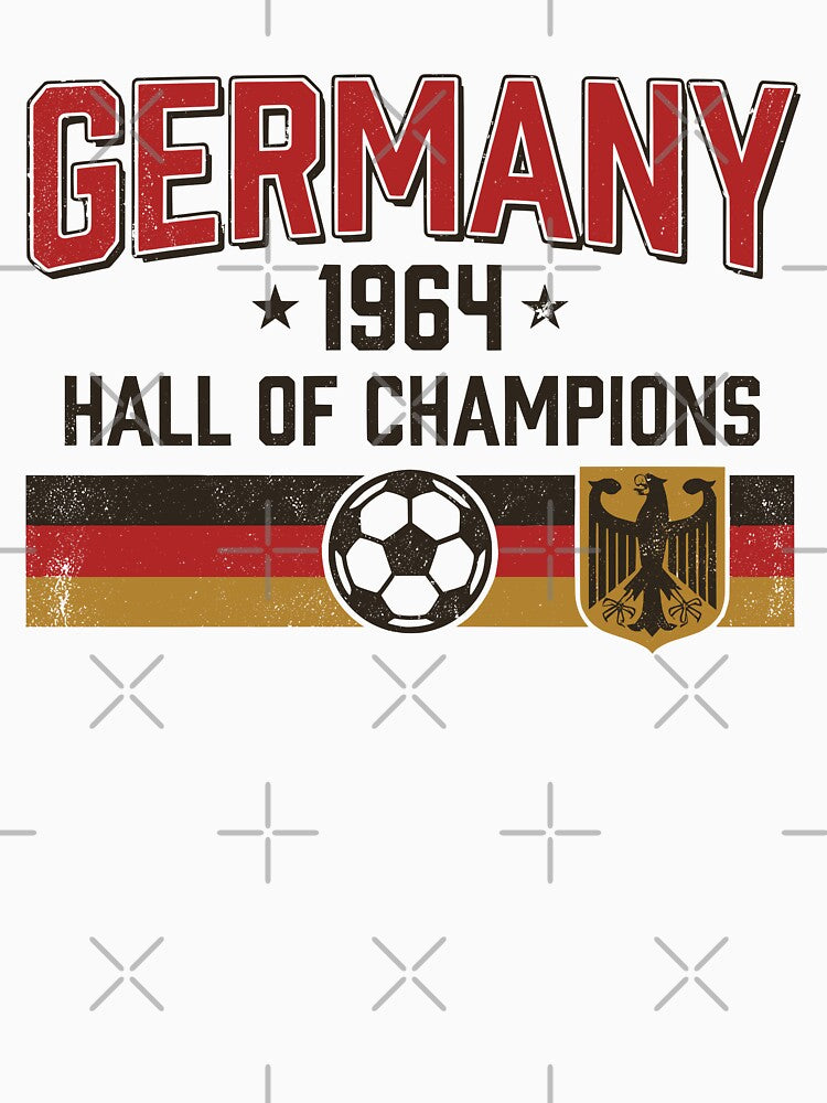 Vintage Germany 1964 Soccer Hall Of Champions Graphic by Imaginationbeyond