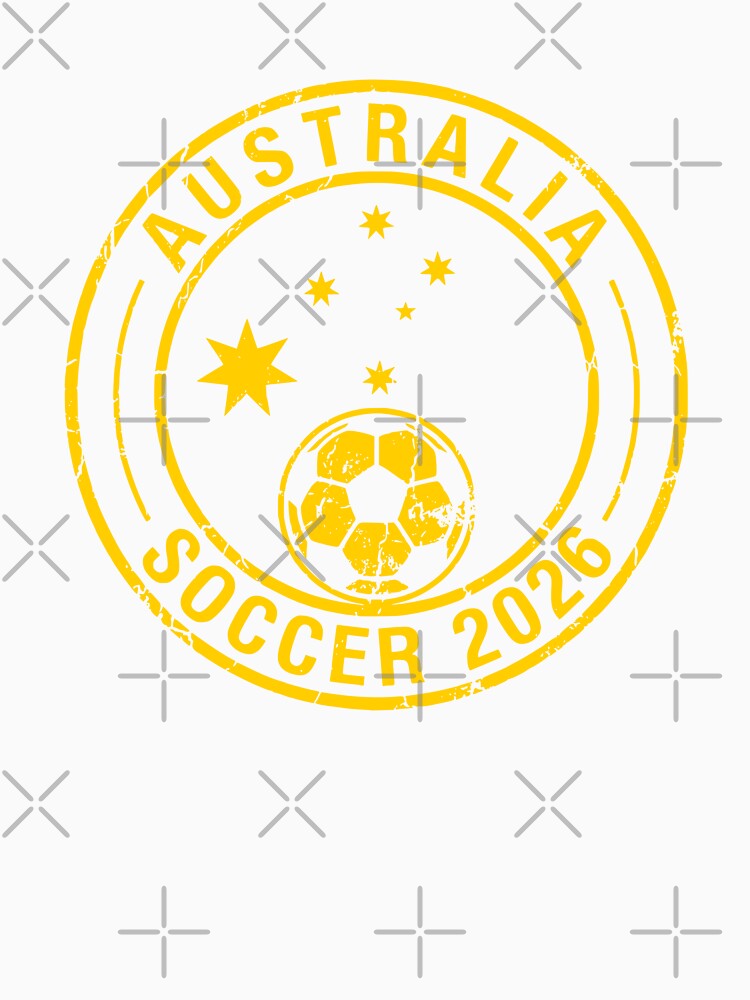 Vintage Australia Soccer 2026 Stars Fan Badge by Imaginationbeyond