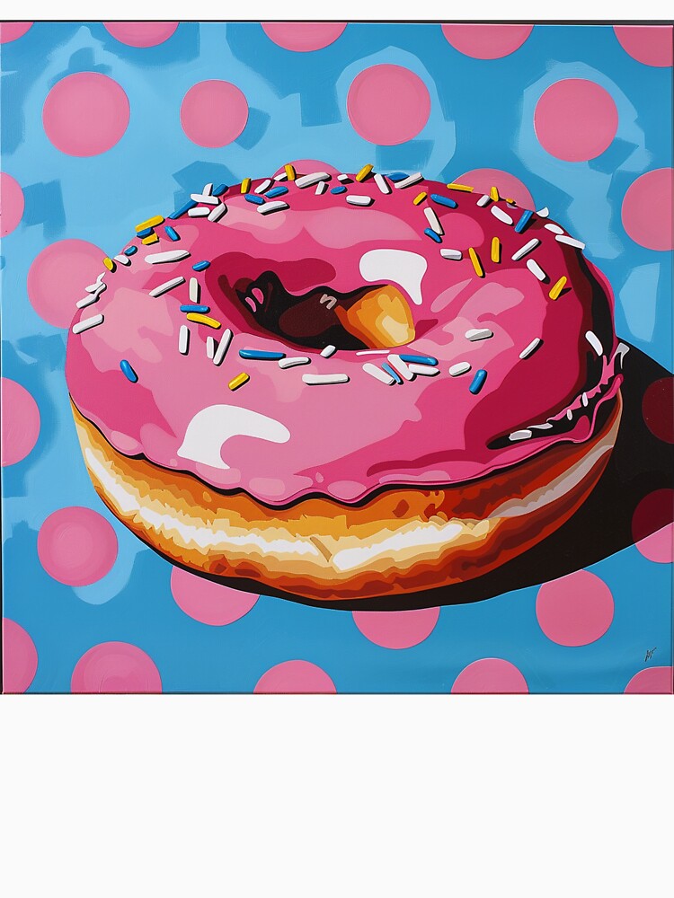 Iced Donut Pop Art 17 by AstroRisq