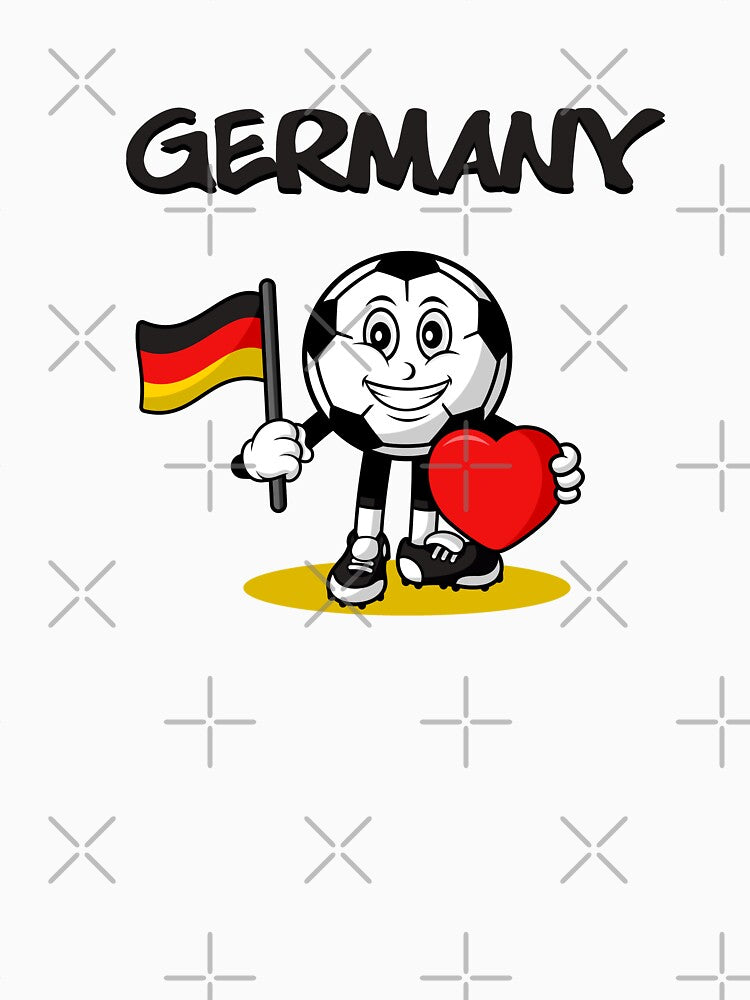 Cute Germany Football Lover Design by Salukeart