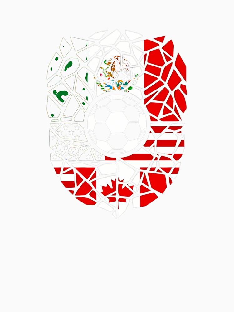 Mosaic Soccer Crest USA Canada Mexico Unity 2026 T-Shirt_82794688 by KTY-NUSS