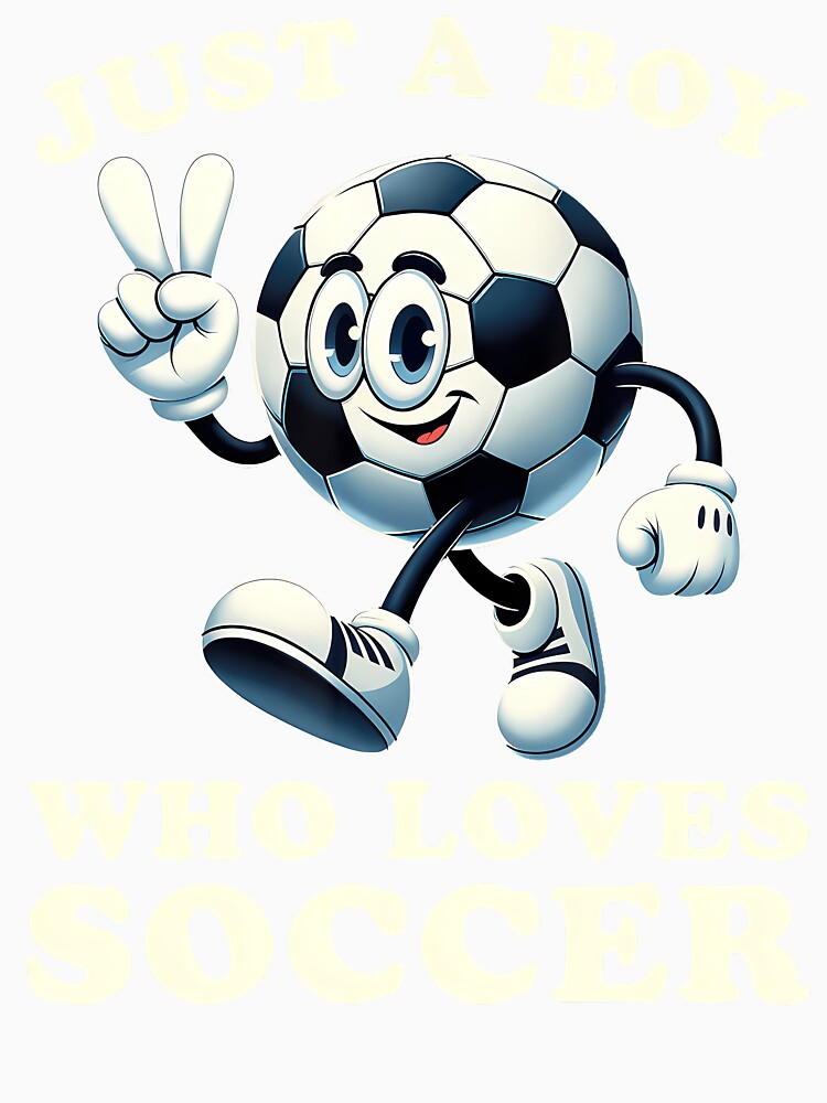 Just A Boy Who Loves Soccer Soccer Player Boys by CharlotteSandra