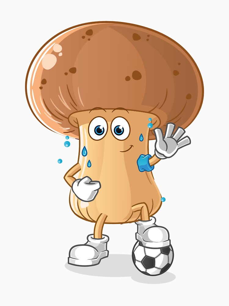 Soccer Mushroom Funny Gift Idea by Marco Damm