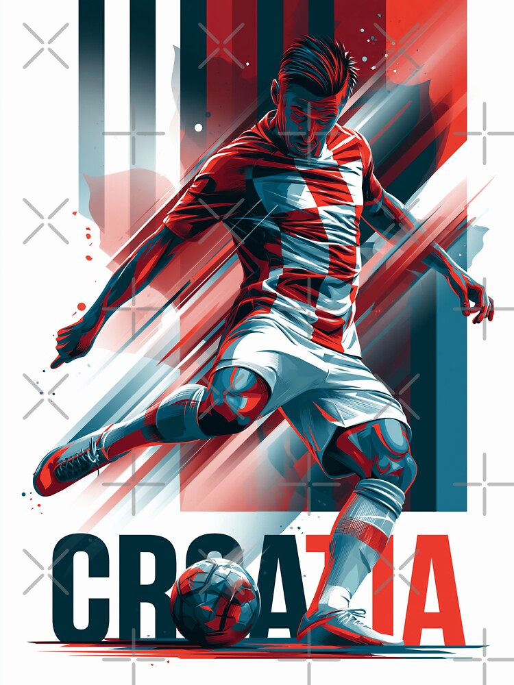 Croatia Soccer by StudioRedKoala