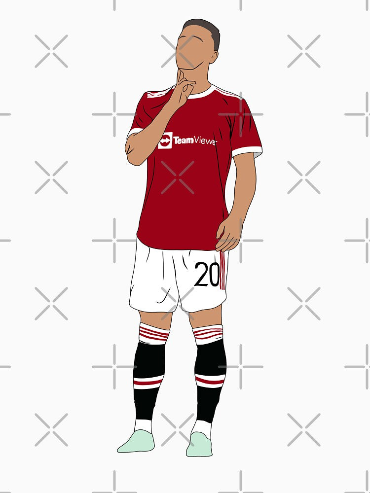 Diogo Dalot Finger On The Pulse Goal Celebration by Hevding