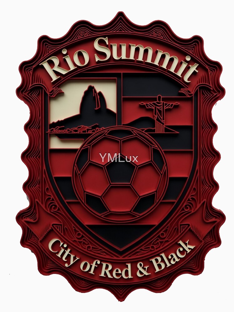 Flamengo Rio Flame T-Shirt, Scarlet Summit Heritage Mug, Brazilian Football Pride Gift by YMLux