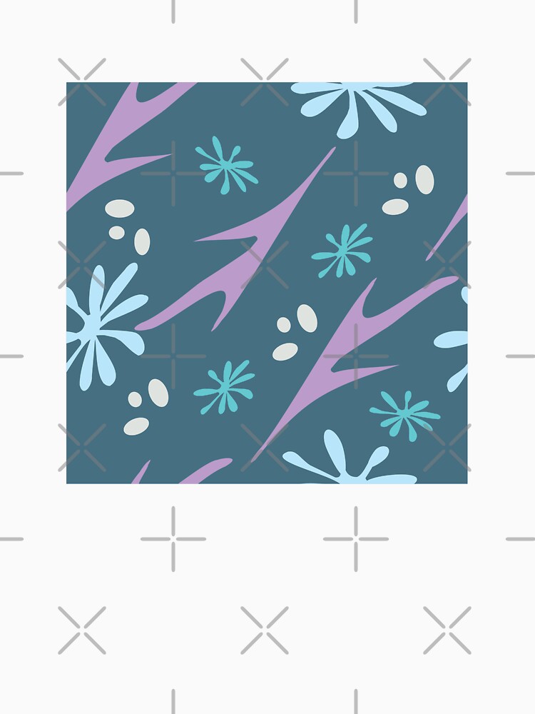 Mid-Century Drift - Teal by trieschman