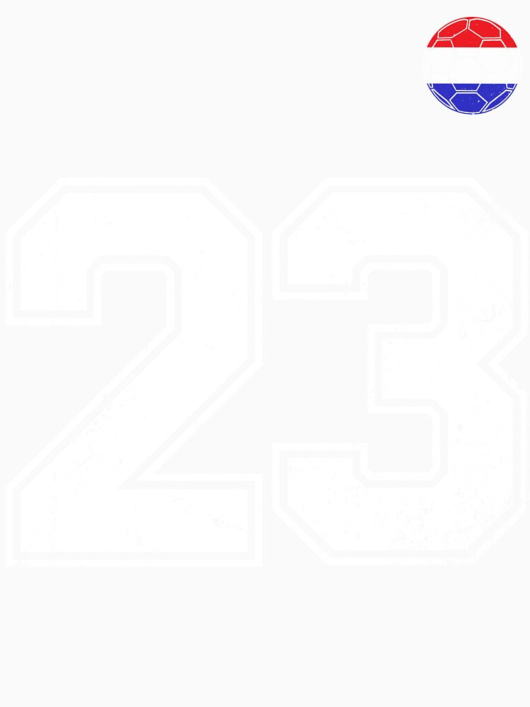 Netherlands Soccer Number 23 Vintage Sports Fan by LiviuGligoros