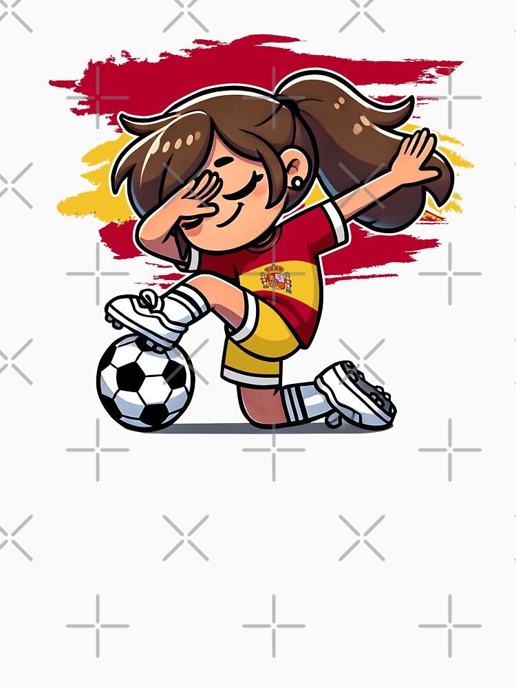 Soccer Girl Spain Football Lover by DetourShirts
