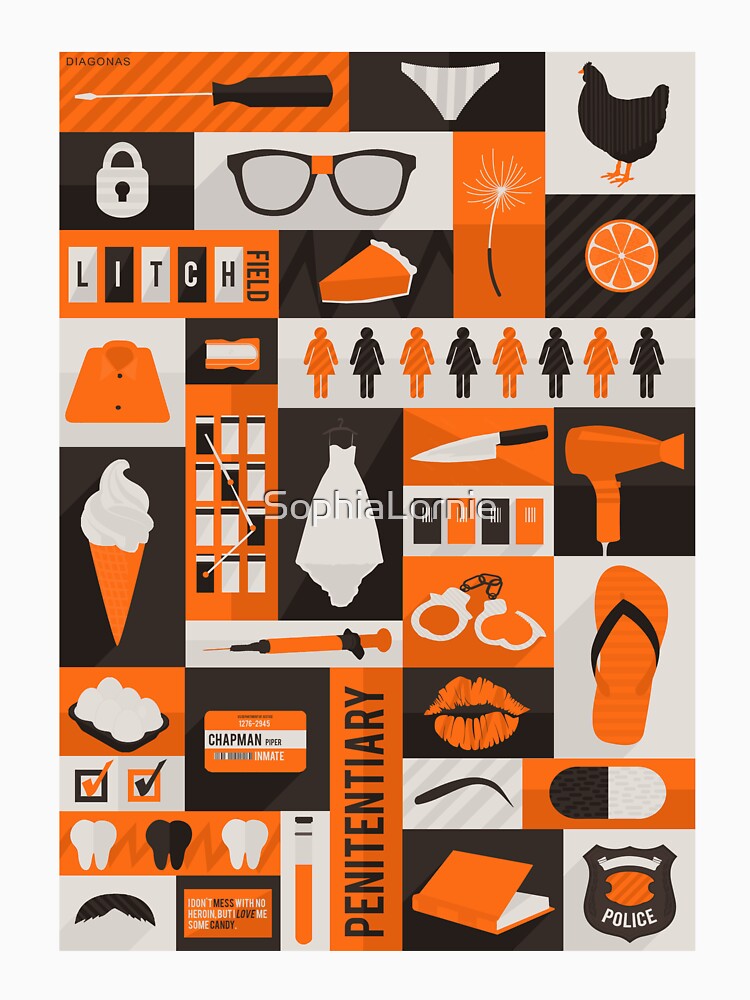 Inmate - Minimalist Collage by SophiaLornie