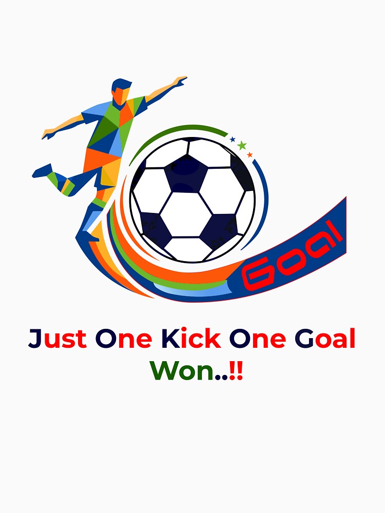 Football Striker Goal Celebration - Just One Kick by Print Expert